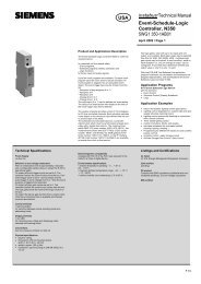 instabus Technical Manual Event-Schedule-Logic Controller, N350 5WG1 350-1AB01