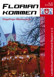 Ausgabe Nummer 83 - Landesfeuerwehrverband Bayern