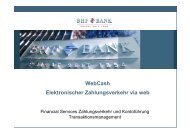 Gescha¨ftsbericht 05 - BHF-BANK Aktiengesellschaft