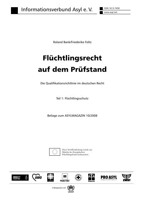 Flüchtlingsrecht auf dem Prüfstand - Informationsverbund Asyl