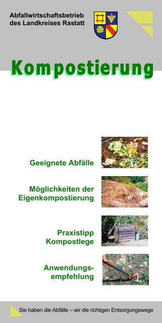 Flyer Kompostierung - Abfallwirtschaftsbetrieb des Landkreises Rastatt