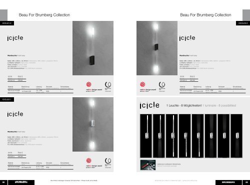 LICHT 2010/2011 Download PDF - Brumberg Leuchten