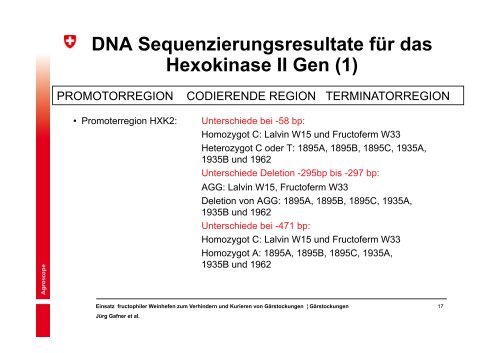 Der Einsatz fructophiler Weinhefen zum Verhindern und Kurieren ...