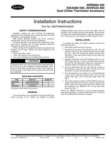 Installation Instructions - Docs.hvacpartners.com