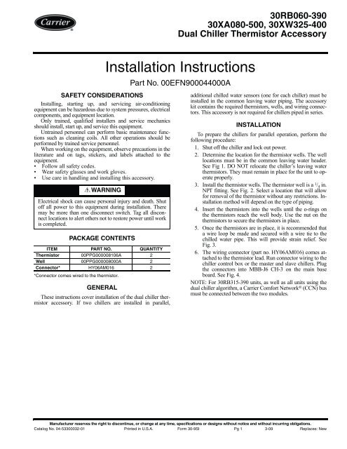 Installation Instructions - Docs.hvacpartners.com