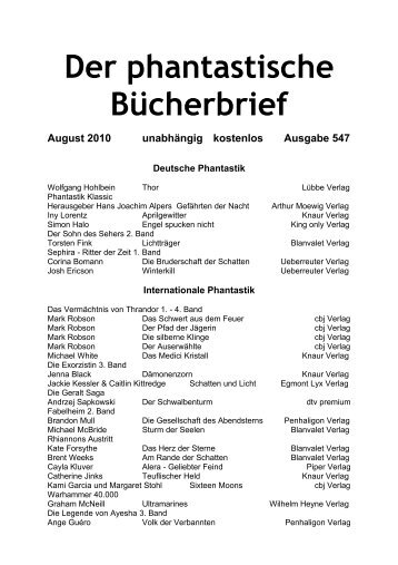 547-buecherbrief-august -2010.pdf - Homo Magi