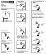 Betriebseinstellungen FLC61NP-230V - Eltako