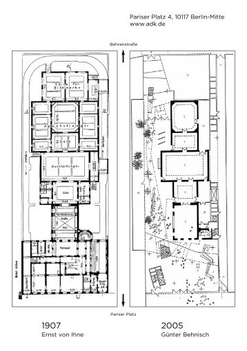Grundrisse und Baugeschichte des Hauses Pariser Platz 4 (pdf