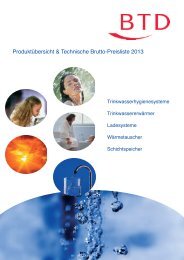 Preisliste 2013 - Heiz- und Trinkwassersysteme - bei altmayerBTD
