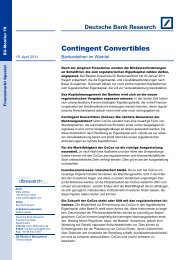 Contingent Convertibles - Deutsche Bank Research