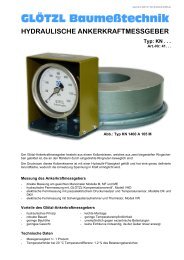 Measuring Device - GLÖTZL Gesellschaft für Baumesstechnik mbH