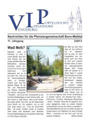 Wadi Melb? - Pfarrverband Bonn-Melbtal