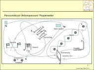 Parcours- und Aufbaupläne der Station Poppenweiler