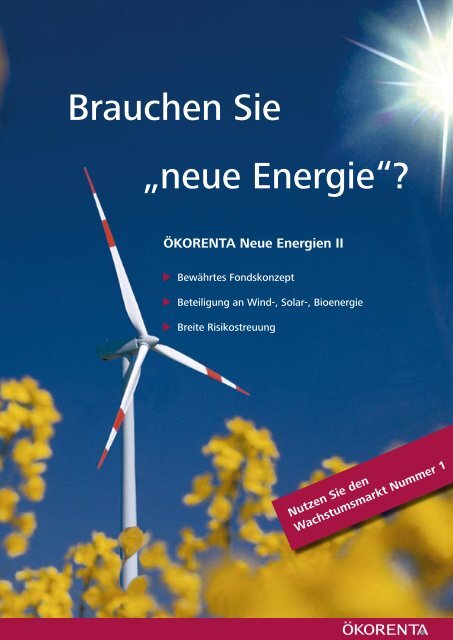 Brauchen Sie „neue Energie“? - AECON GmbH