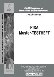 PISA Muster-TESTHEFT