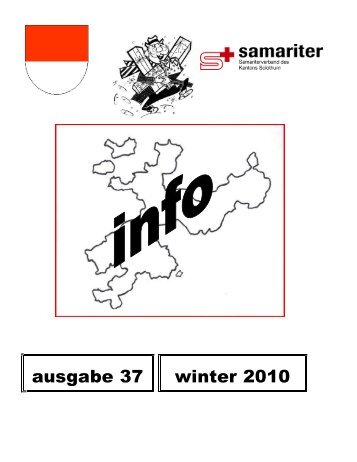 Ausgabe 37 - Winter 2010 - Samariterverband des Kantons Solothurn