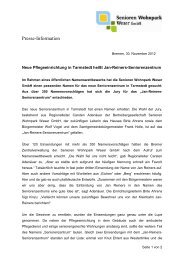 Presse-Information - Residenz-Gruppe Bremen