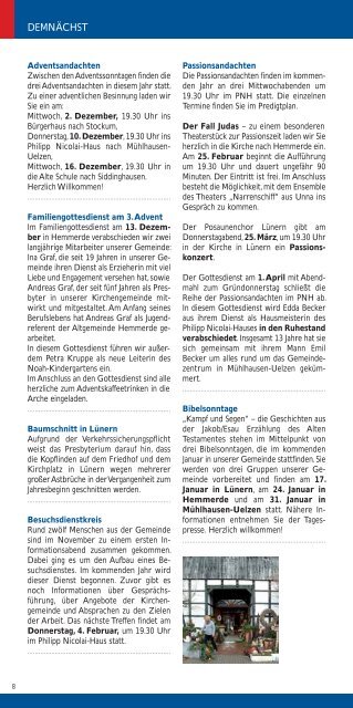 4/09 - Evangelische Kirchengemeinde Hemmerde-Lünern