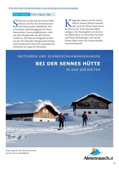 BEI DER SENNES HÜTTE - Almenrausch