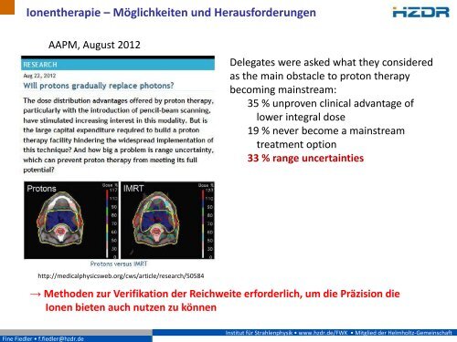 Erfolgreich gegen Krebs - Präzisionsbestrahlungen mit Ionen