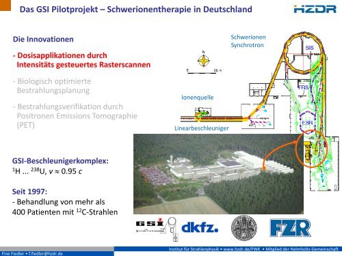 Erfolgreich gegen Krebs - Präzisionsbestrahlungen mit Ionen