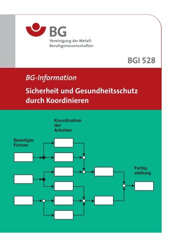 BGI 528 Sicherheit und Gesundheitsschutz durch Koordinieren