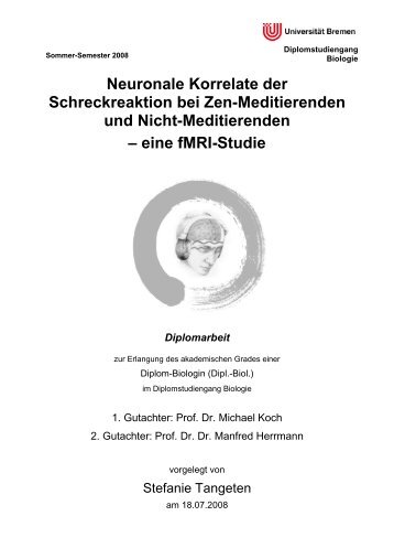 Diplomarbeit - Society for Meditation and Meditation Research ...