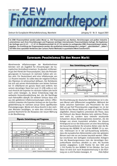 Euroraum: Pessimismus für den Neuen Markt