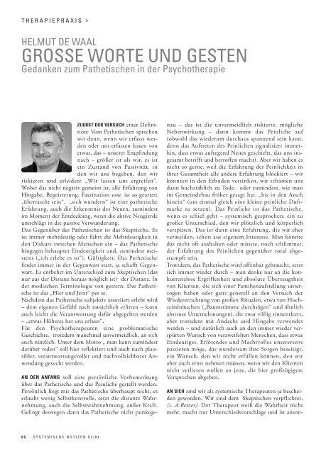 (Notizen Juni) - Lehranstalt für systemische Familientherapie