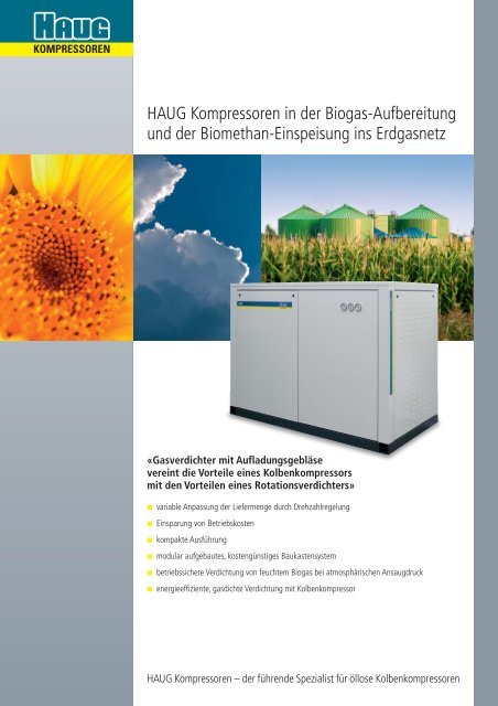 Biogas Prospekt.pdf - Haug Kompressoren AG