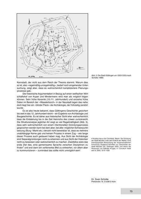 Die frühe Entwicklung einer hochmittelalterlichen Gründungsstadt