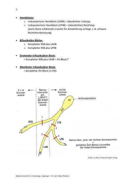 EKG – Schenkelblöcke - Medizin 2