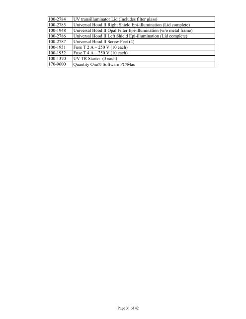 Gel Doc™ XR ChemiDoc™ XRS