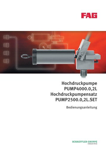BA 6 - Bedienungsanleitung Hochdruckpumpe PUMP4000.0,2L ...