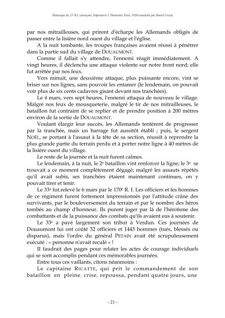 PDF "Historique du 33e RI pendant la Grande ... - HoriZon14-18.eu