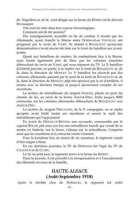 PDF "Historique du 33e RI pendant la Grande ... - HoriZon14-18.eu