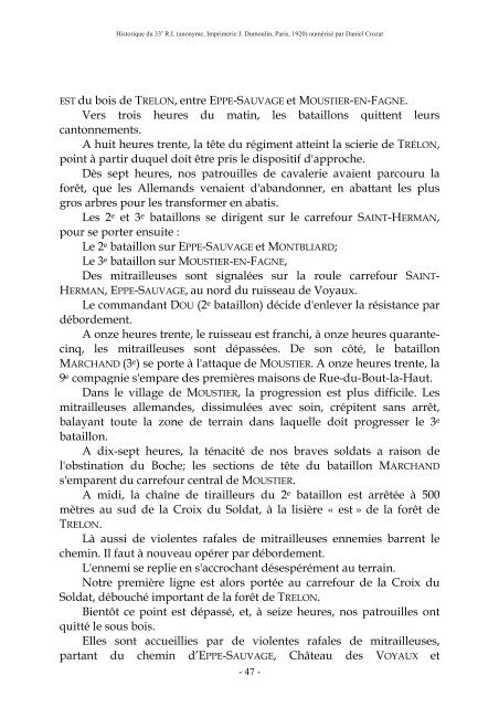 PDF "Historique du 33e RI pendant la Grande ... - HoriZon14-18.eu