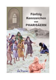 Fünfzig Kennzeichen von Pharisäern - Christian Fellowship Centre