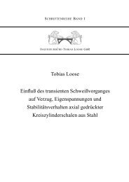 Tobias Loose Einfluß des transienten Schweißvorganges ... - Tl-ing.de