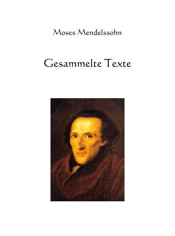 49-Mendelssohn, Moses - Gesammelte Texte - anova