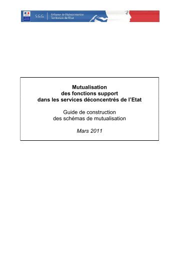 Guide de construction des schémas de mutualisation - Mars ... - CFDT