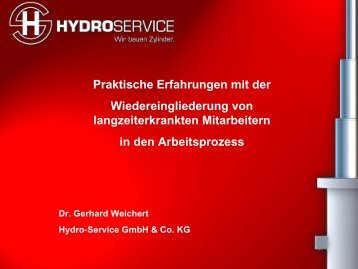 Vortrag von Dr. Gerhard Weichert