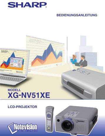 XG-NV51XE Operation-Manual DE - Sharp