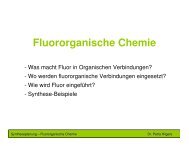 Fluororganische Chemie - Institut für Organische Chemie