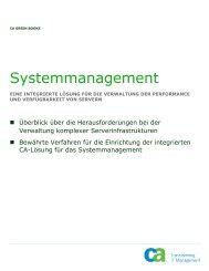 Systemmanagement - CA