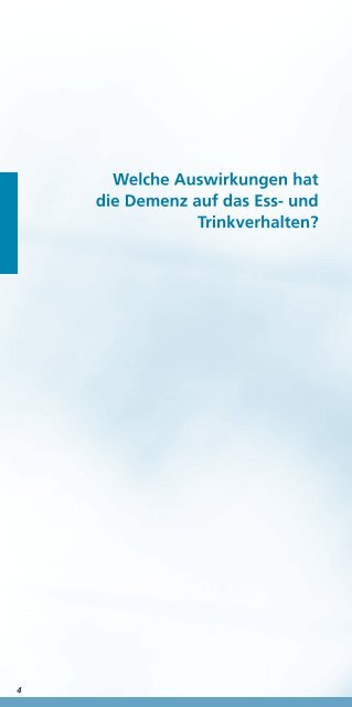 Essen und Trinken bei Demenz - DVLAB