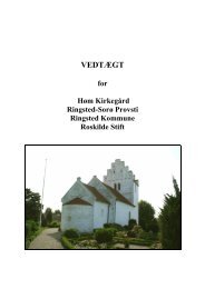 Vedtægter for Høm Kirkegård - vetterslevkirke.dk