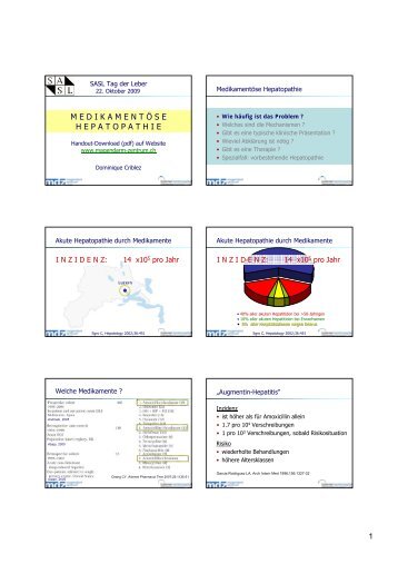 Medikamentös-toxische Hepatopathie - Magen-Darm-Zentrum