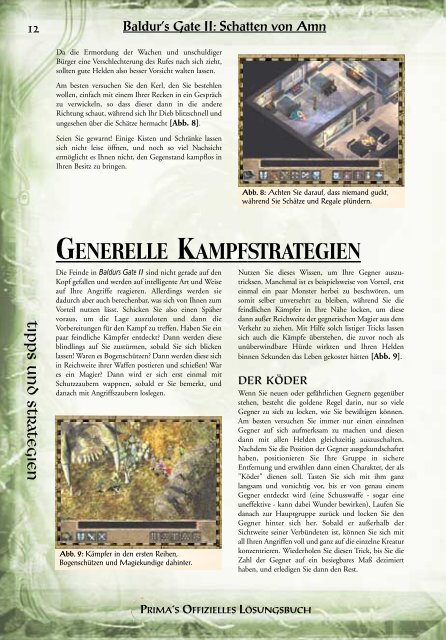 prima's offizielles lösungsbuch - Offizielle Baldur's Gate 2 Website