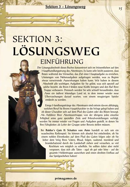 prima's offizielles lösungsbuch - Offizielle Baldur's Gate 2 Website